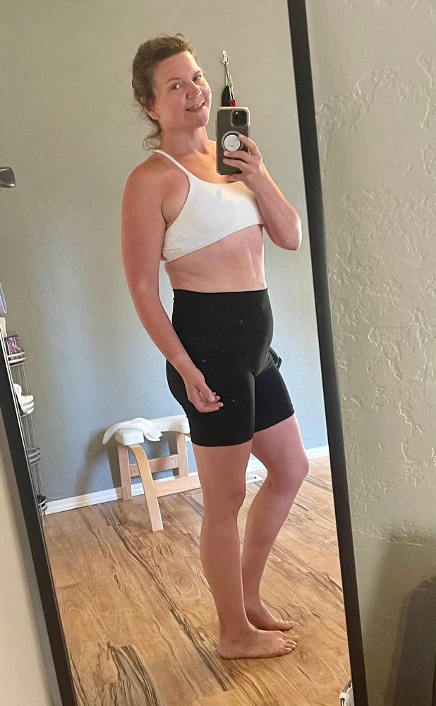 Breezy Bra | White - Customer Photo From Benita