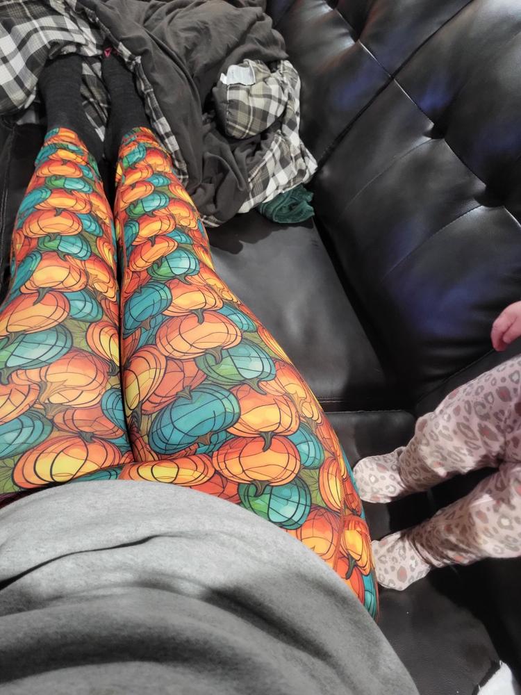 Gourd Vibes Only Leggings - Customer Photo From Amanda DeFauw 