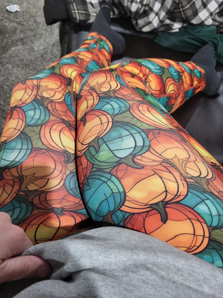 Gourd Vibes Only Leggings - Customer Photo From Amanda DeFauw 