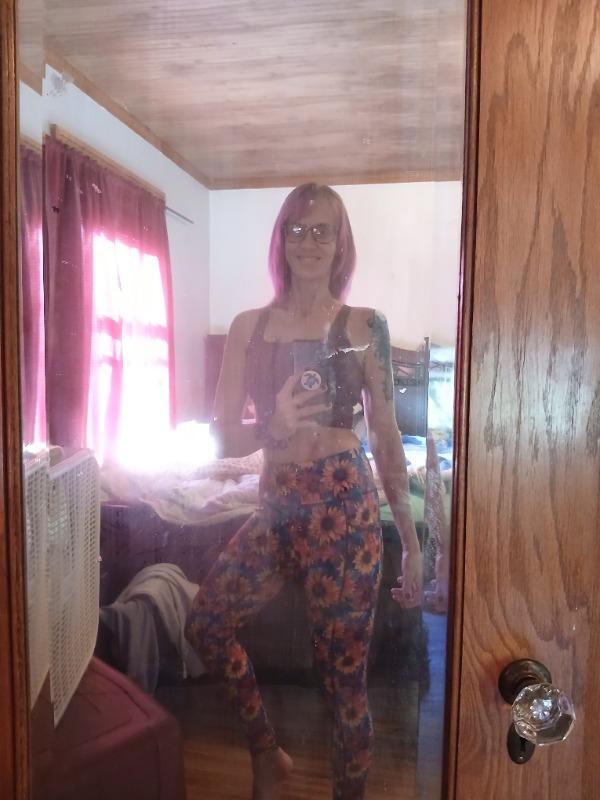 Watercolor Sunflowers Leggings - Customer Photo From Stacy Helvik