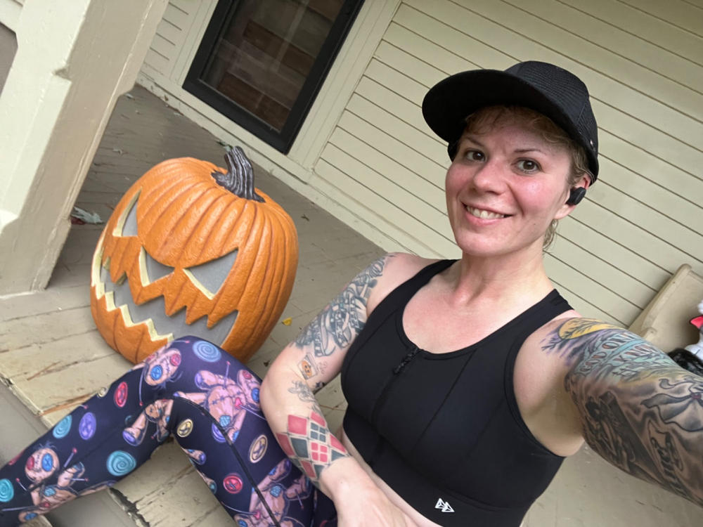 Voodoo Doll Leggings | Black - Customer Photo From Veronica Strickler
