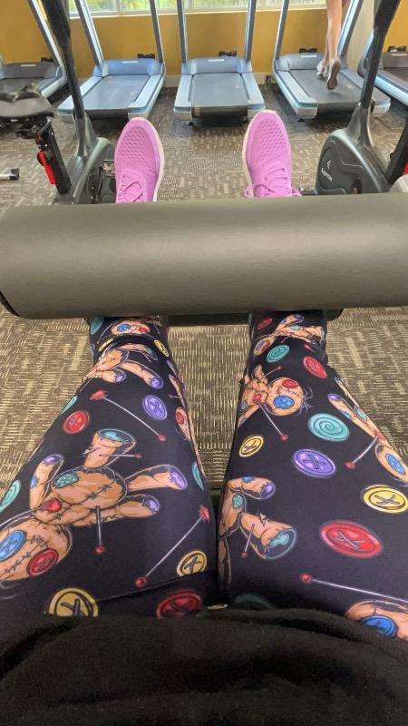 Voodoo Doll Leggings | Black - Customer Photo From Hollie Taylor