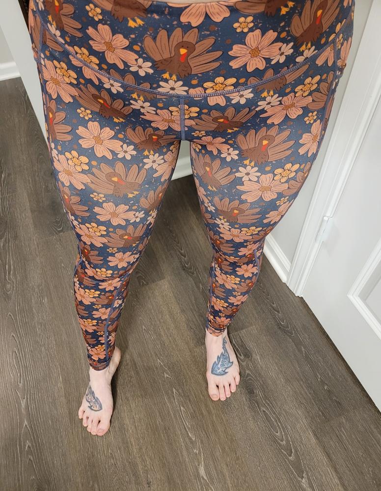 Turkey Trot Leggings - Customer Photo From Stephanie King