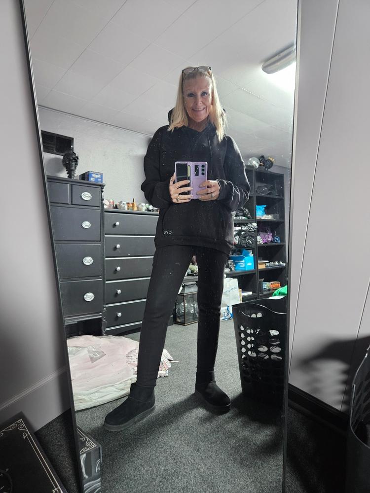 Fleece Lined Leggings | Purple - Customer Photo From Anonymous