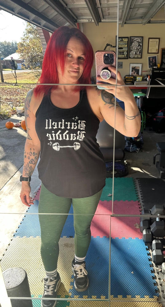 Barbell Baddie Shirt - Customer Photo From Ashley Parker