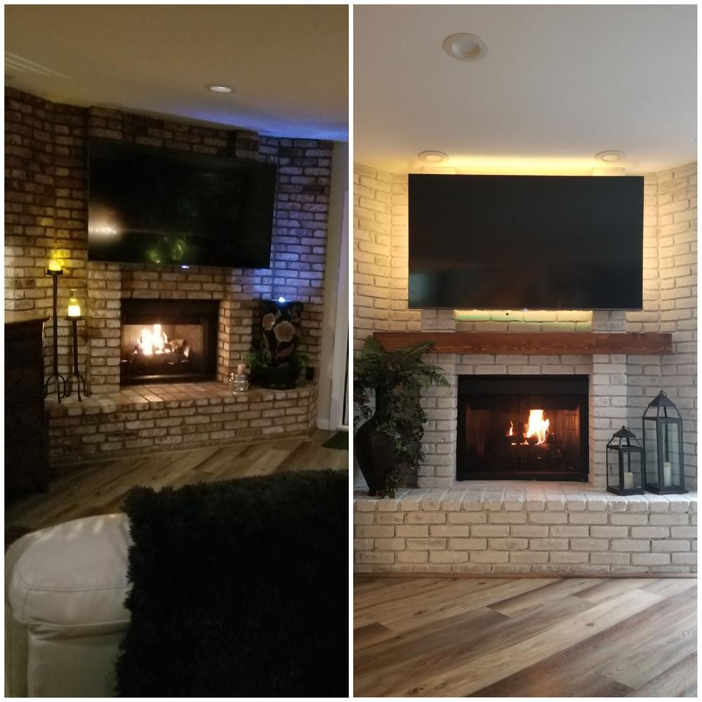 Brick Transformations Whitewashed Kit - Customer Photo From Jeff Arcuri