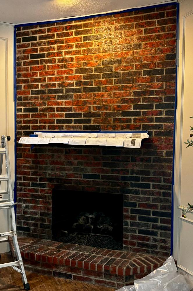 Brick Transformations Whitewashed Kit - Customer Photo From Ed 
