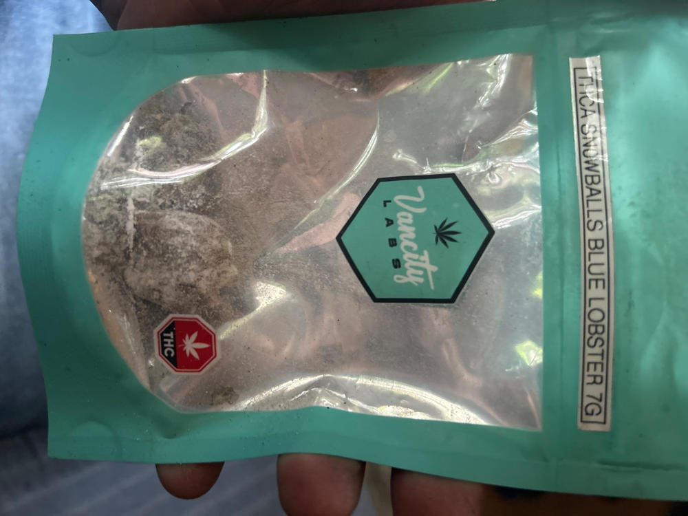 THCa Snowballs - Blue Lobster - 7G - Customer Photo From Brandon Marcotte