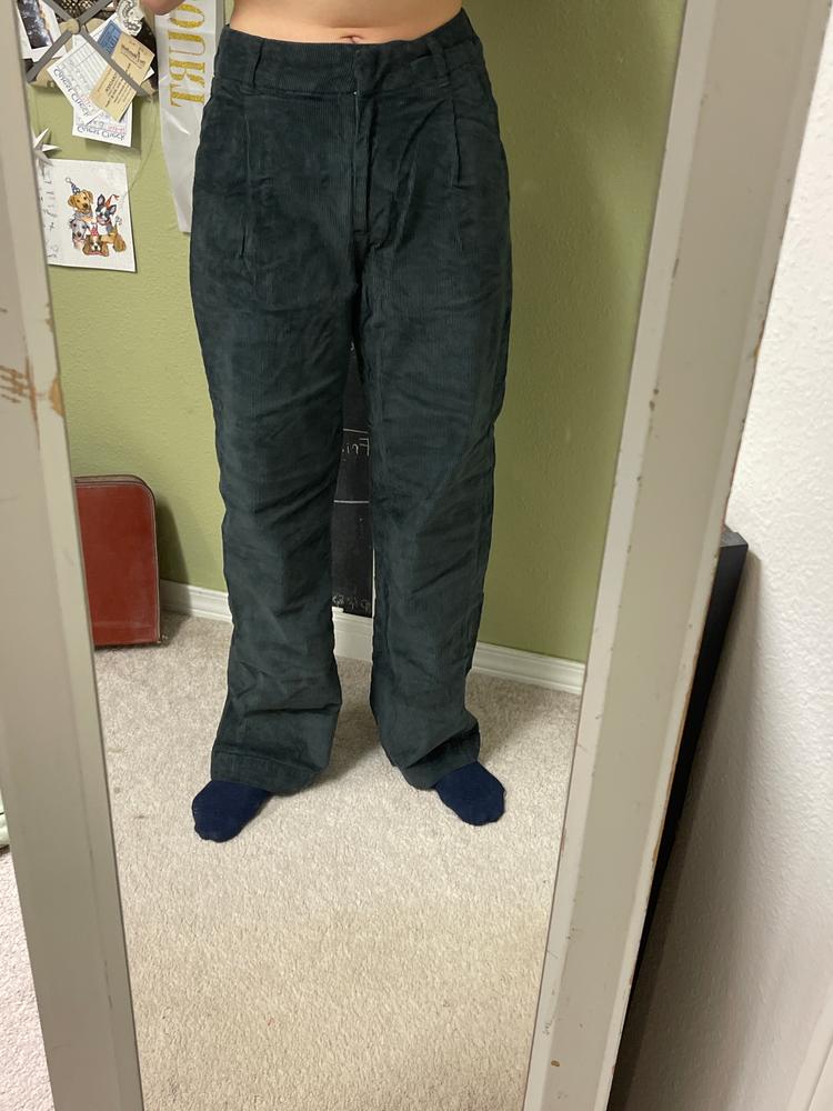 Womens EcoStretch Corduroy Straight Leg Pant