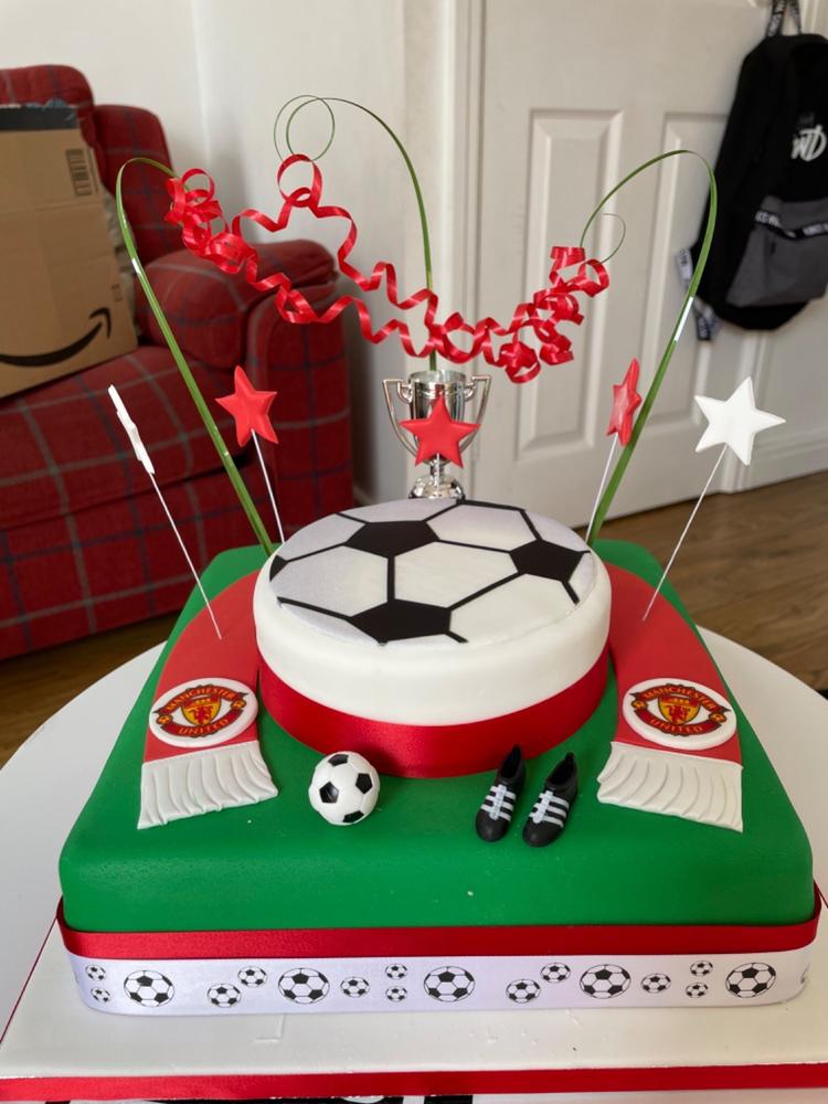 3 tier soccer cake | Soccer cake, Cool birthday cakes, Cake