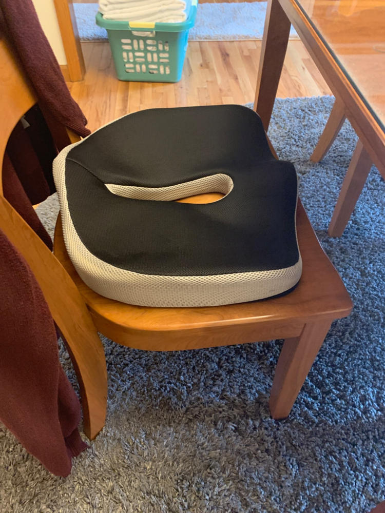Bael Wellness Sciatica, Coccyx & Tailbone Support Seat Cushion (BAELSCMCX) - Customer Photo From Jeannette A.