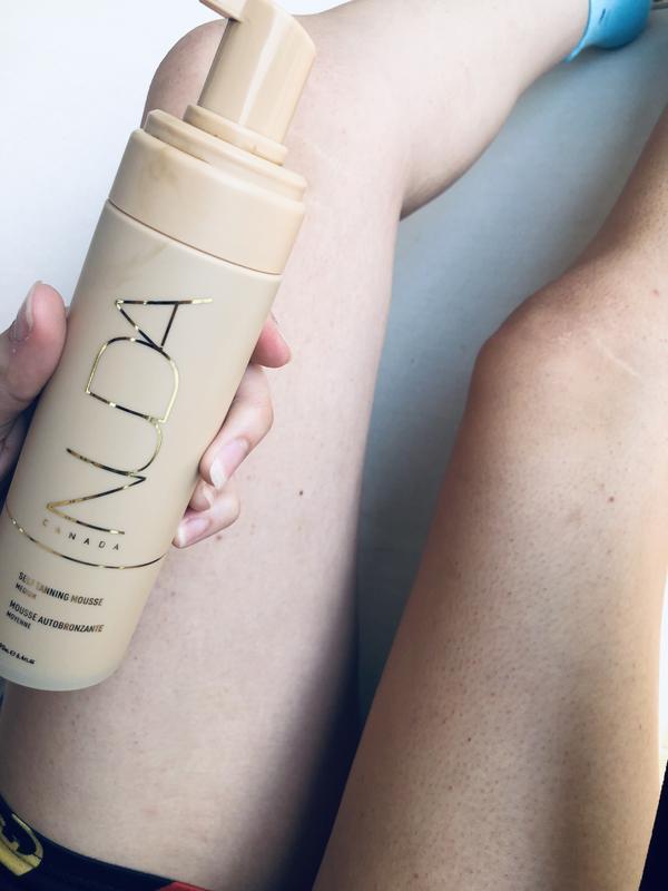 Self Tanning Mousse - Medium - Customer Photo From Isabel R.