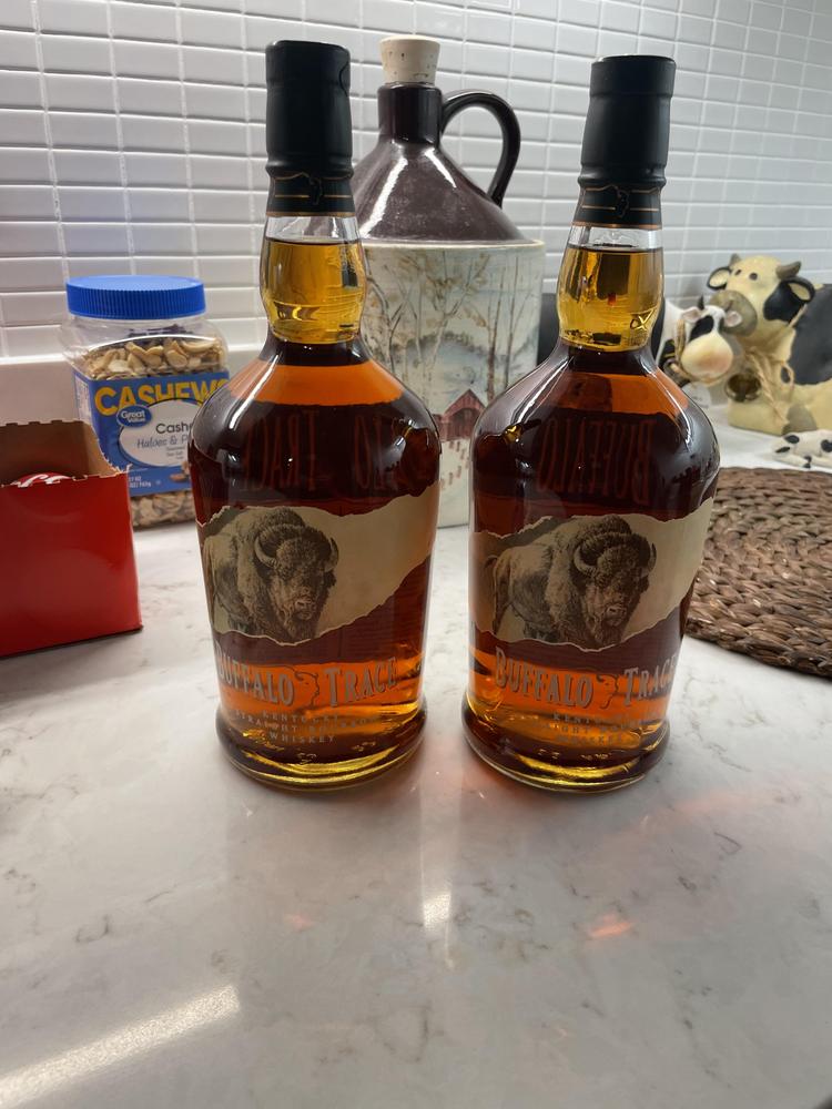 Buffalo Trace Kentucky Bourbon Whiskey 1 Liter | The Liquor Bros