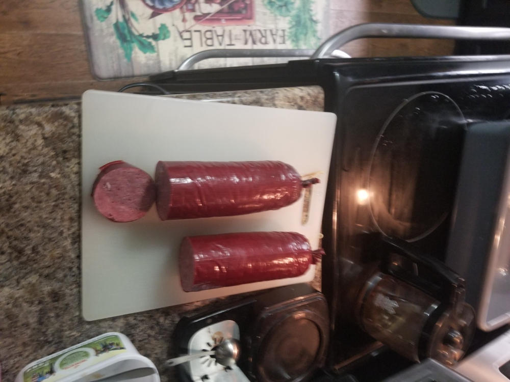 Garlic Summer Sausage Kit - Customer Photo From Scott M.