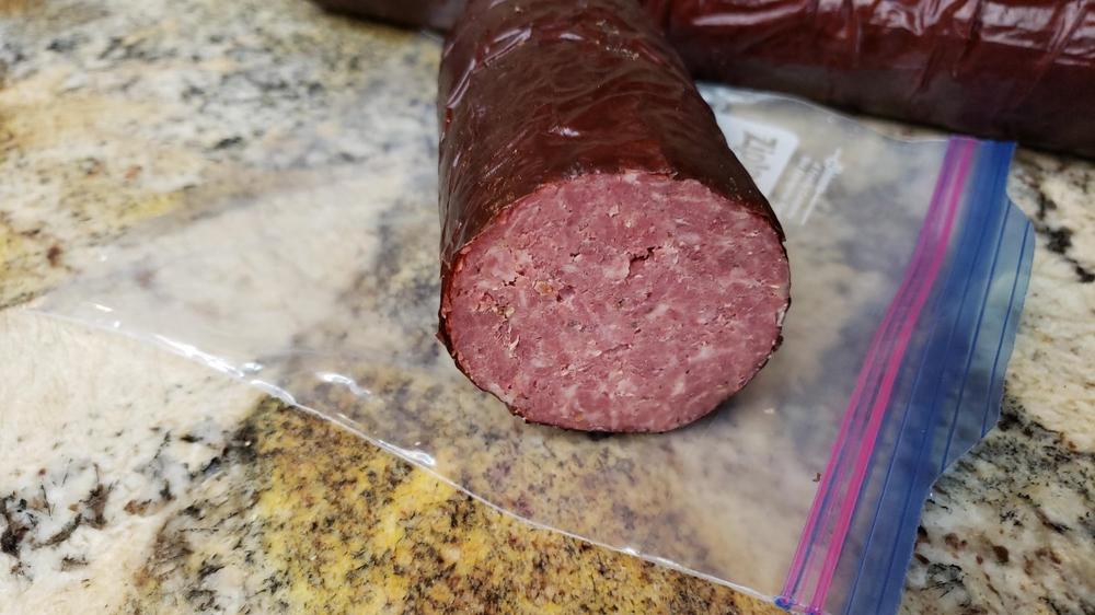 Garlic Summer Sausage Kit - Customer Photo From Geno Demma