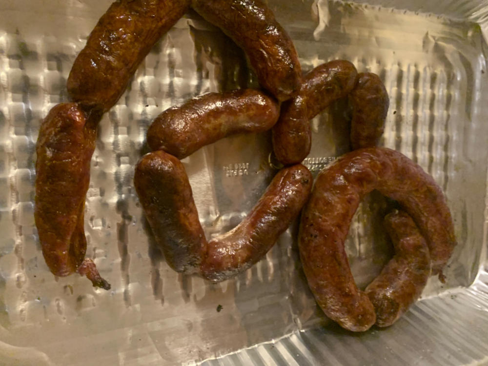 Onion & Garlic Bratwurst Kit - Customer Photo From Curtis B.