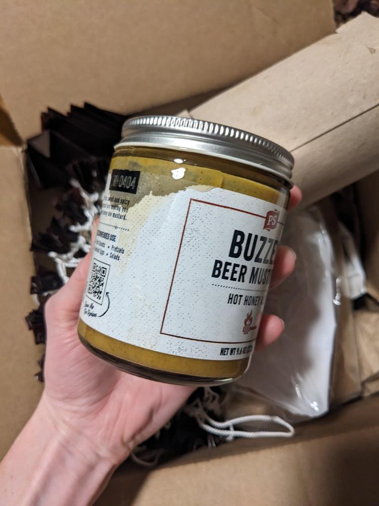 Buzzed Hot Honey Ale Mustard - Customer Photo From Megan S.