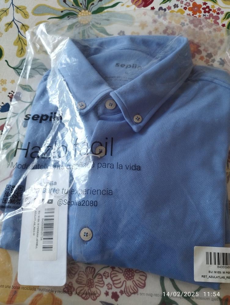 Camisa hombre casual azul atlas regular - Customer Photo From Rodrigo León