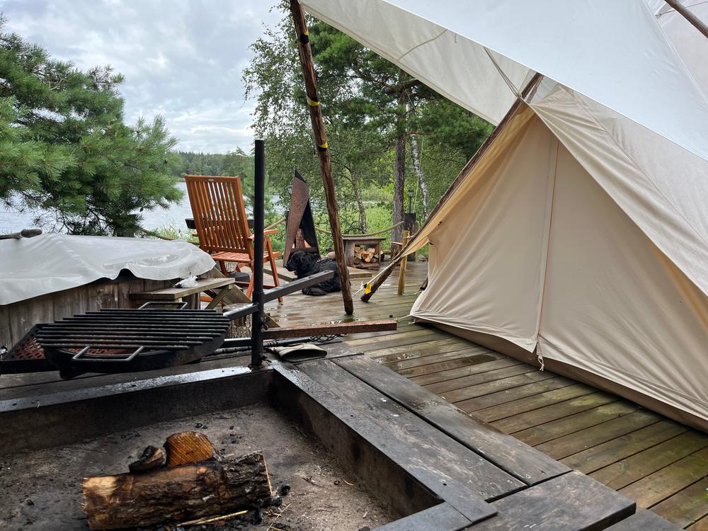 Glamping med all-inclusive för två - Customer Photo From Linda Lilja