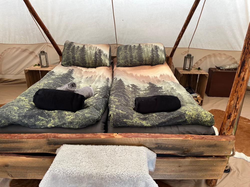 Glamping med all-inclusive för två - Customer Photo From Linda Lilja