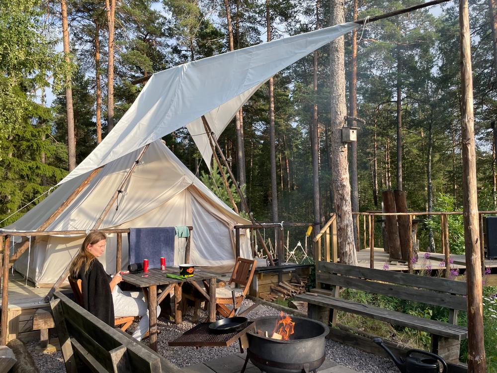 Glamping med all-inclusive för två - Customer Photo From Adam Ljung