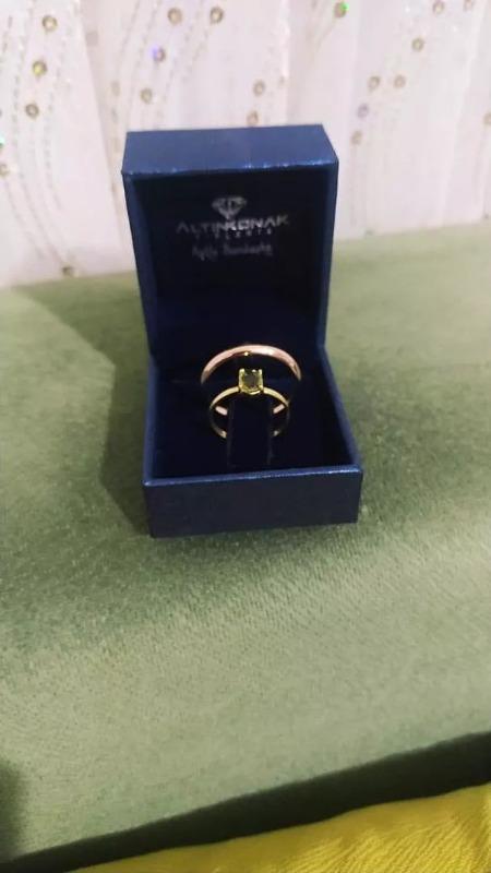3mm Klasik Bombe İçi Dolu Yeşil Alyans - Customer Photo From Tülay Ç.