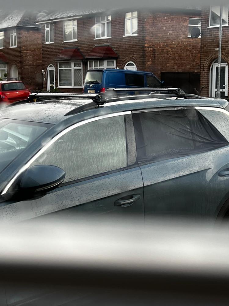 VW T-Roc Lockable Roof Bars Similar to leading Roof Bar Brands