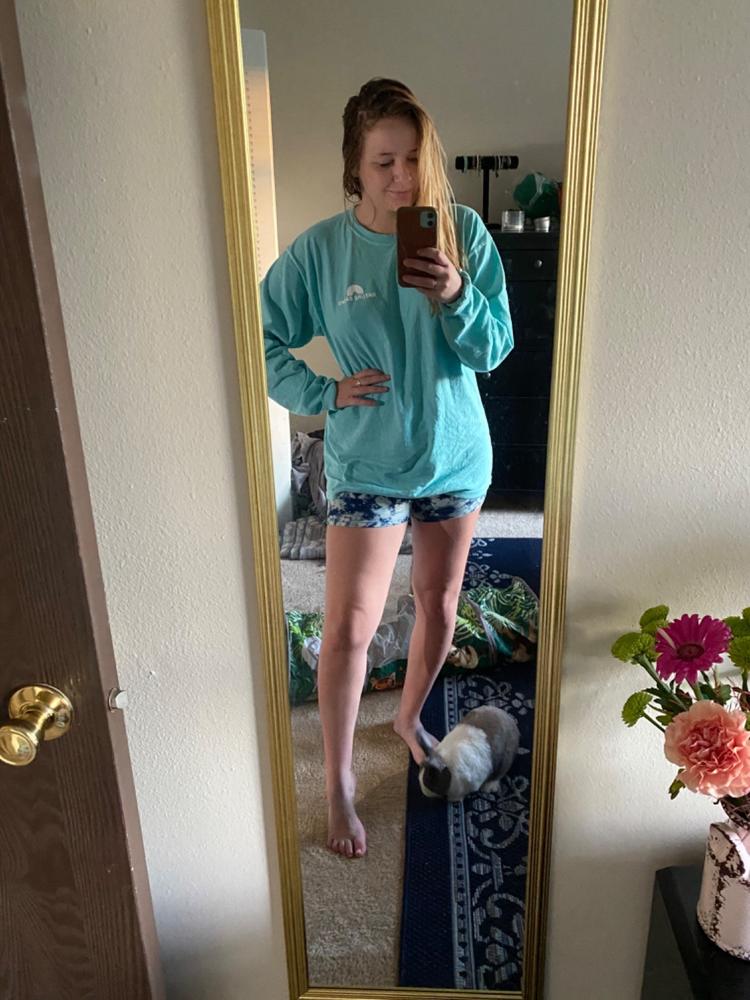 Chalky Mint Long Sleeve ⛺ - Customer Photo From Kathleen 