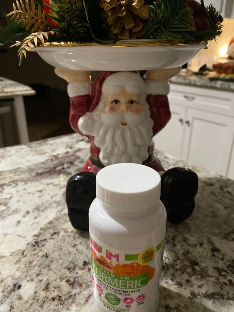 IM Premium Turmeric 4:1 Concentrate with Bioperine - Customer Photo From Wendy Lassiter