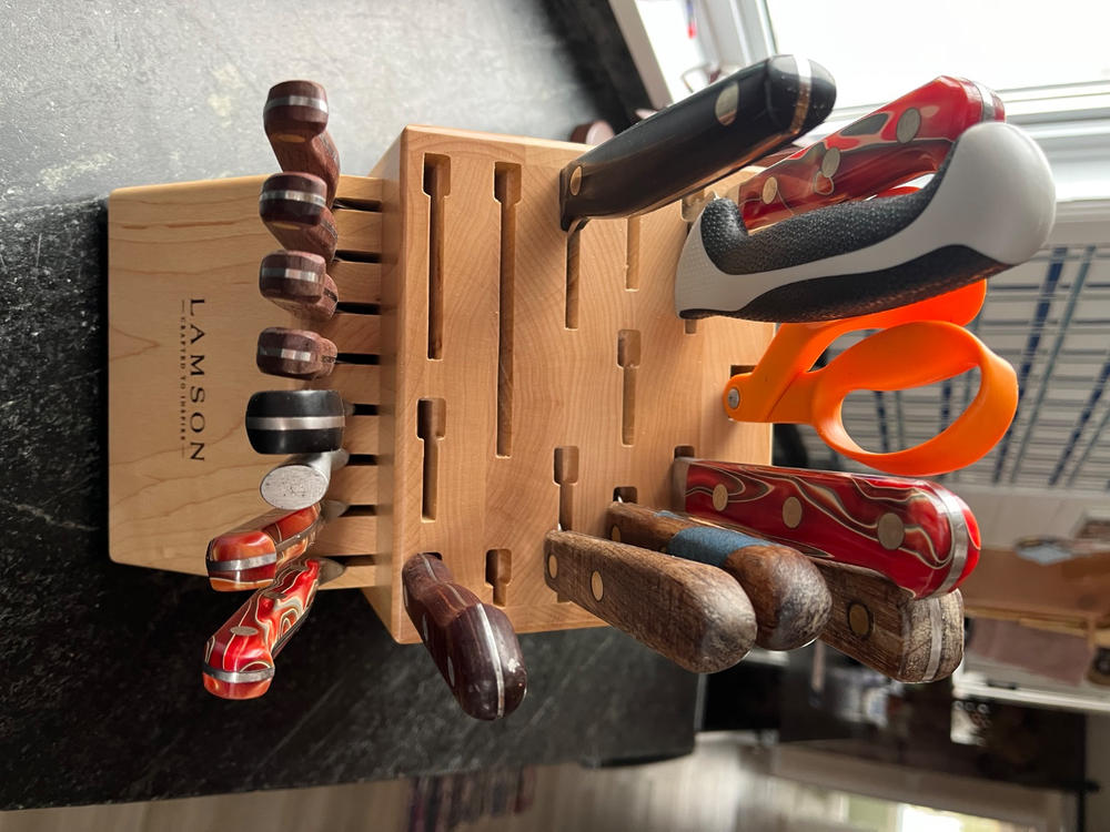 Knife Blocks for Premier Forged and Vintage Knives - Customer Photo From Anonymous