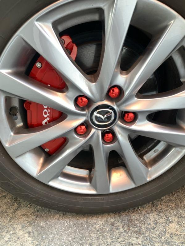 AOOA Aluminum Brake Caliper covers for Mazda(set of 4) - Customer Photo From Rubin Pamphile