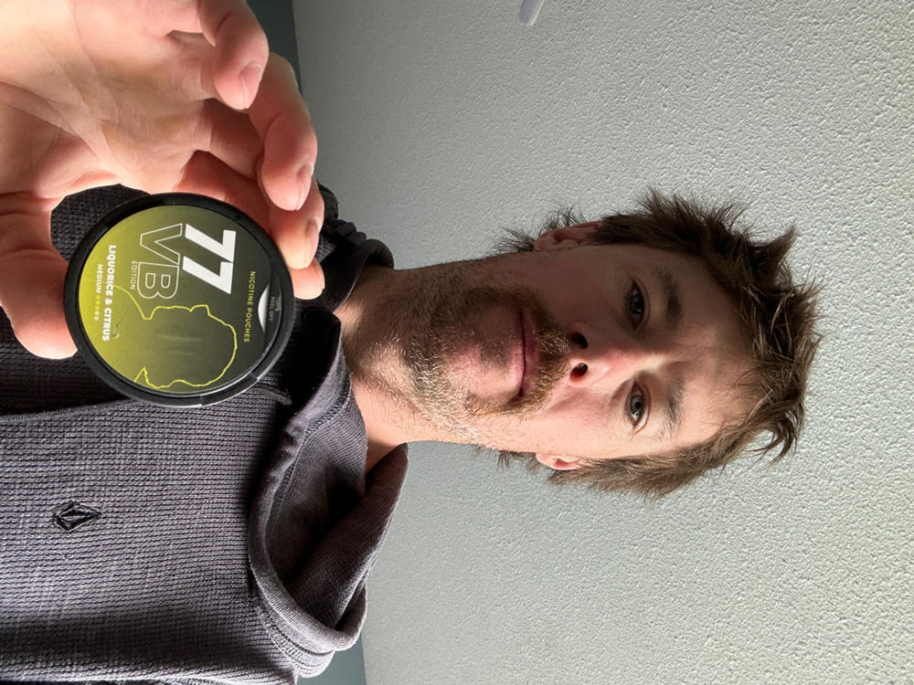 77 - Liquorice & Citrus VB Edition (20mg) - Customer Photo From Jordan Cook