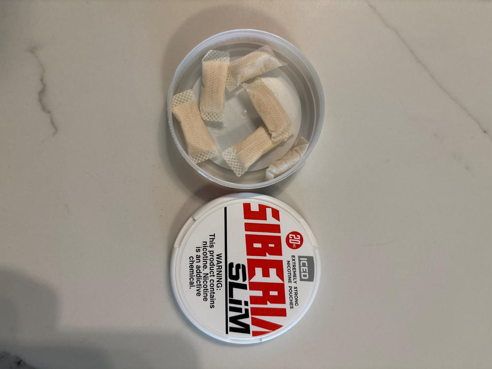Siberia - All White Slim (20mg) - Customer Photo From Stephen Humphrey