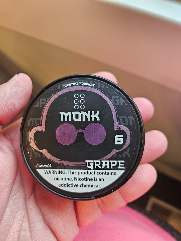 MONK - Grape - 6mg - Customer Photo From Jonathan Pastore