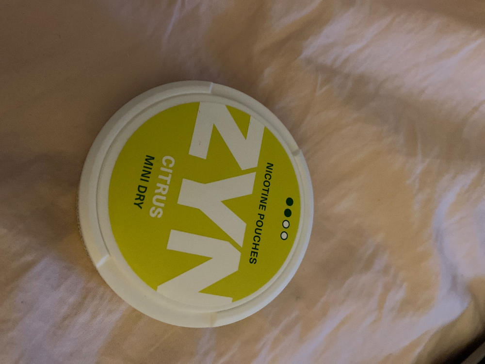 ZYN - Citrus Mini Dry - 3mg - Customer Photo From Janet Horton