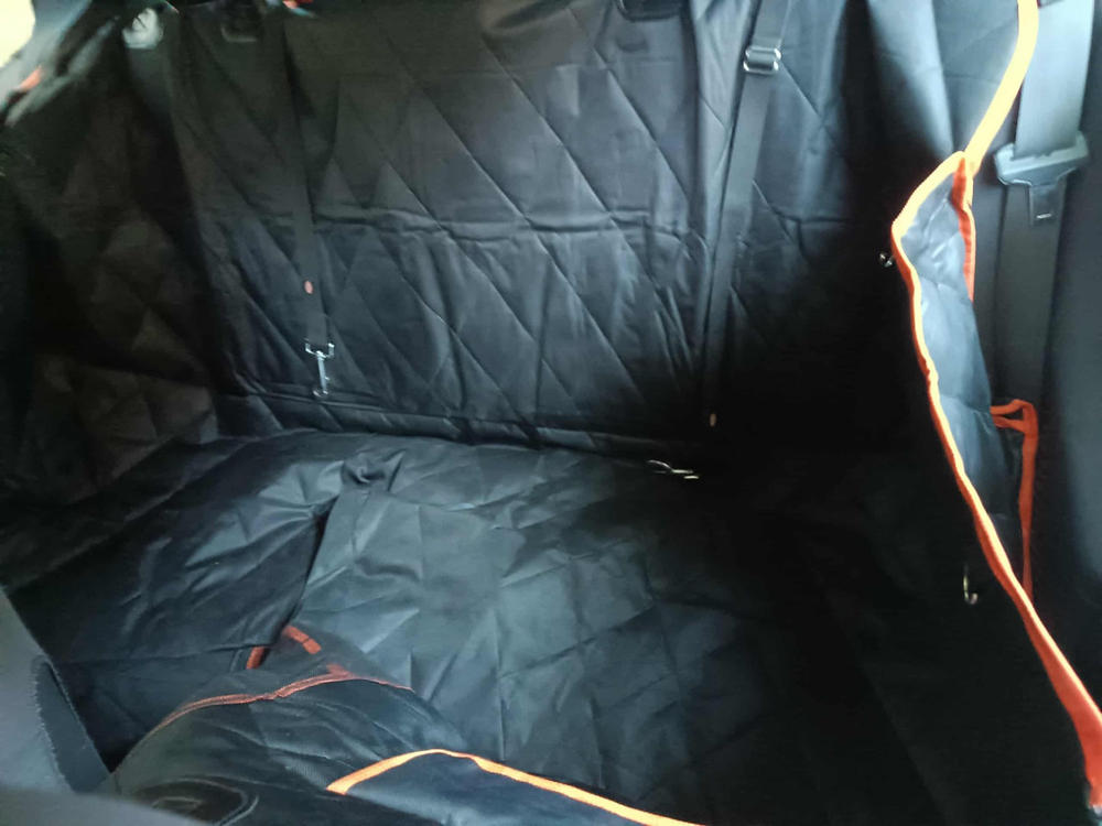 Hátsó Ülésvédő Huzat Kutyáknak Autóba - Narancssárga - Customer Photo From Anonymous