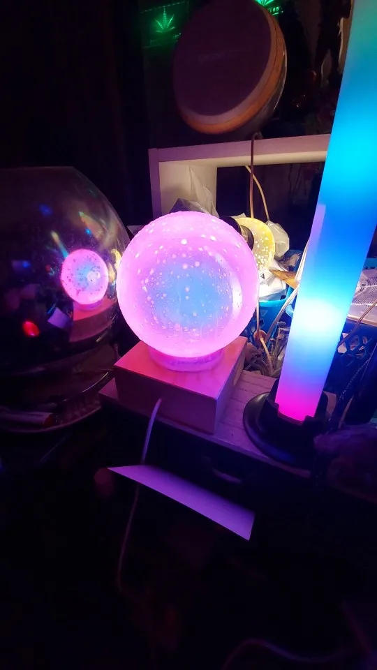 Sunset Moonlight Glass Lamp - Customer Photo From Alexis Tran