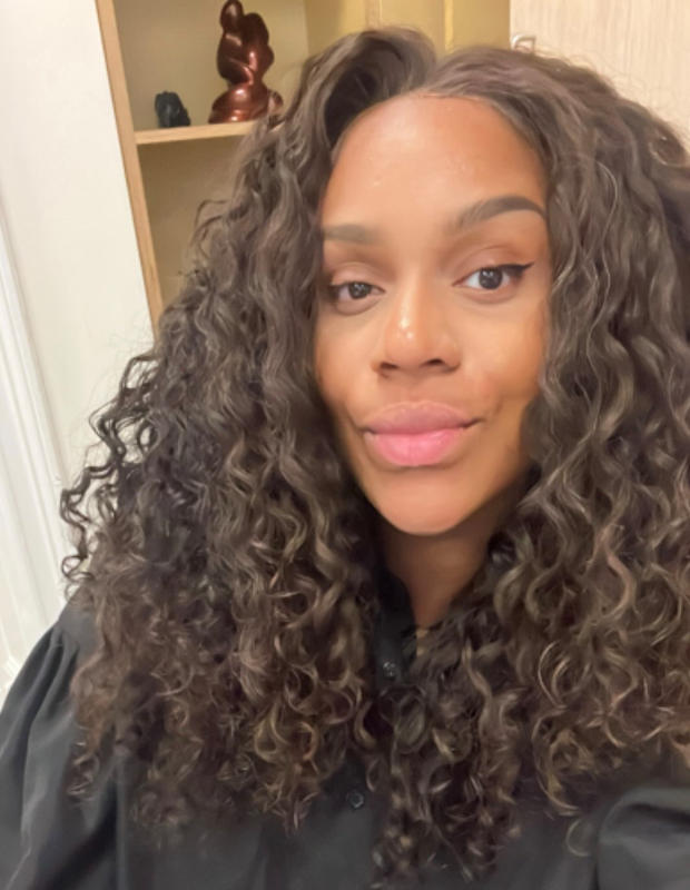 Moroccan Curly Weave Extensions - Customer Photo From Larmishah