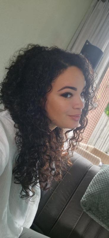 Moroccan Curly Weave Extensions - Customer Photo From Nathalie