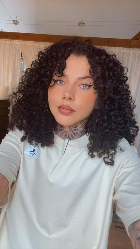 Burmese Curly Clip-in Extensions 5pcs - Customer Photo From Samantha