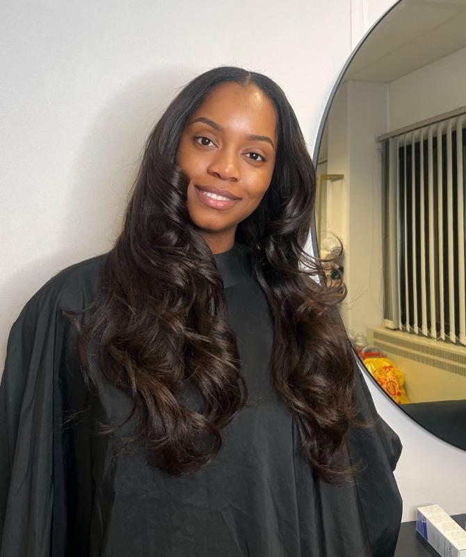 Yaki Straight Weave Extensions - Customer Photo From Hadja