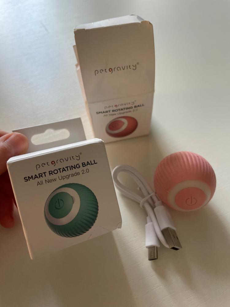 Bouncy - Interaktiver Spielball fördert das Sozialverhalten Deiner Hauskatze - Customer Photo From Jennifer