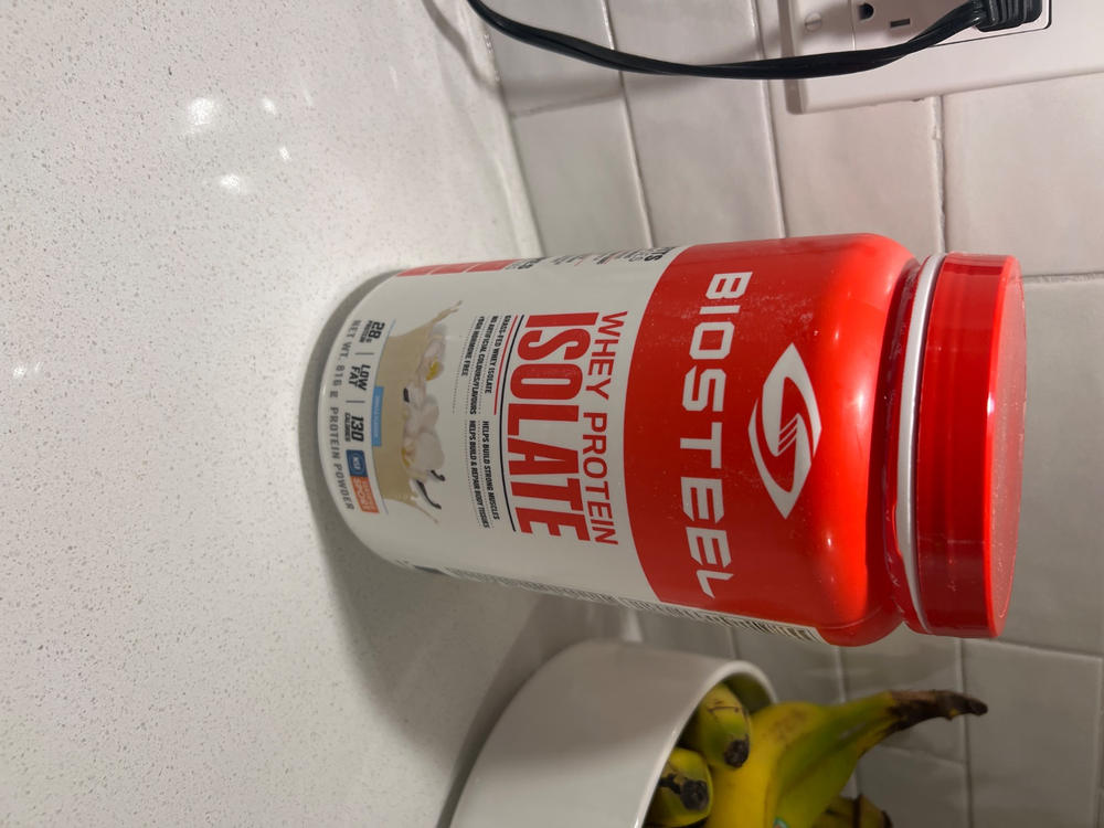 WHEY PROTEIN ISOLATE / Vanilla - 24 Servings - Customer Photo From Kevin Lambert-moore