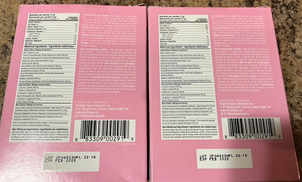 HYDRATION MIX / Pink Lemonade - 24 Packets - Customer Photo From Christian Roscius