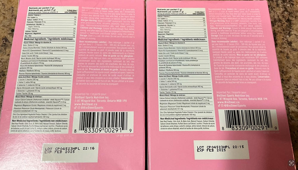 HYDRATION MIX / Pink Lemonade - 24 Packets - Customer Photo From Christian Roscius