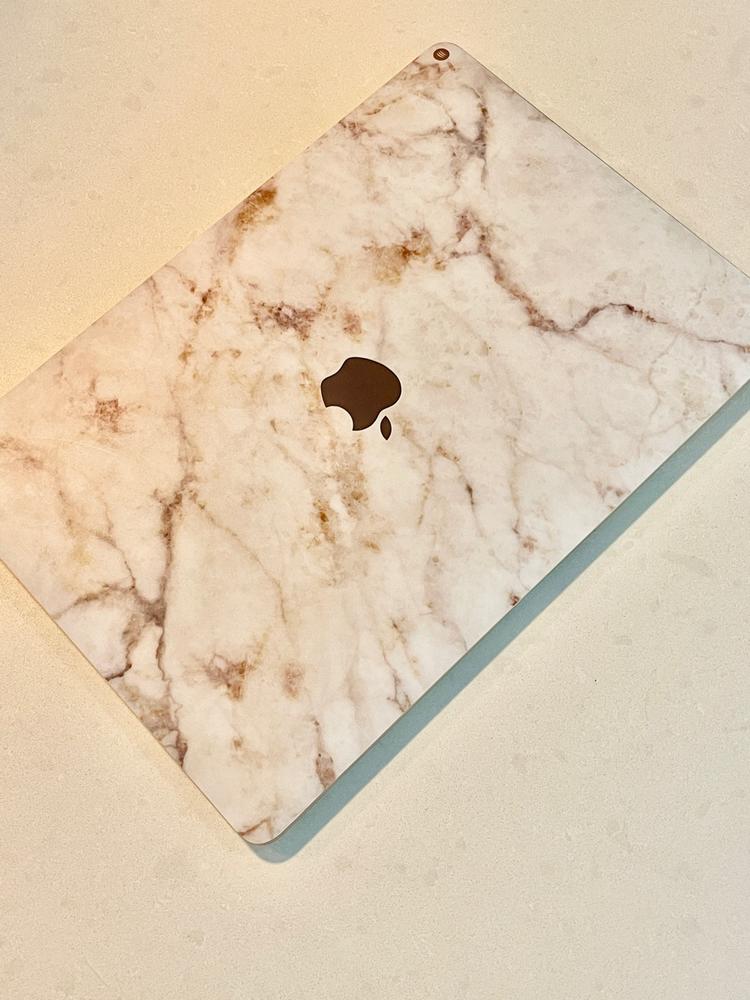 Vanilla Marble (MacBook Skin) - Customer Photo From Robert Buchel