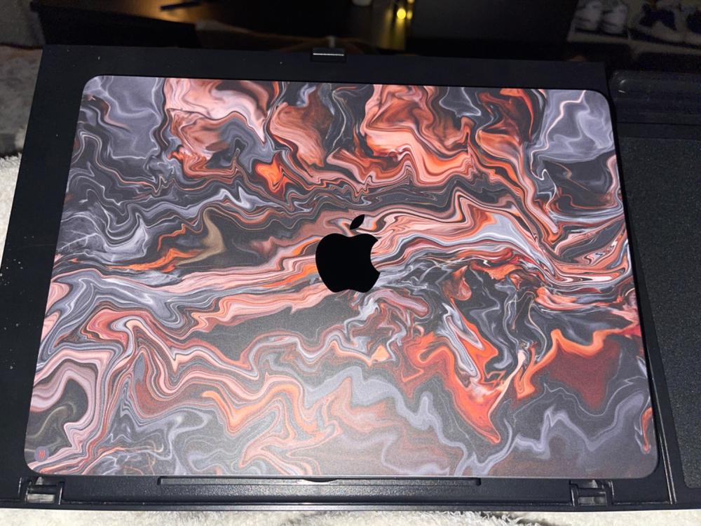 Obsidian (MacBook Skin) - Customer Photo From Jordan Prairie