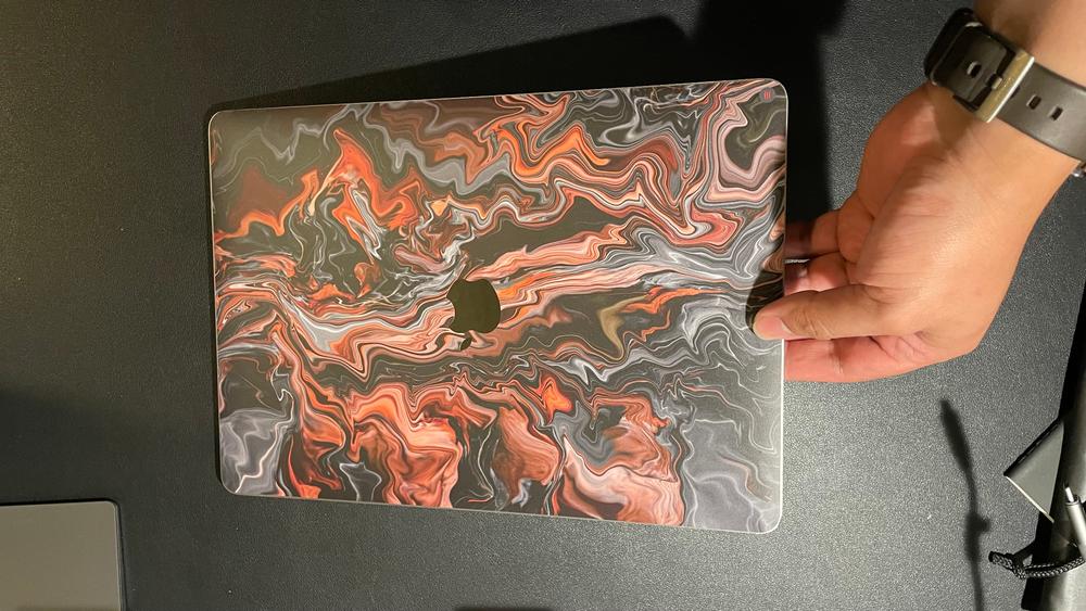 Obsidian (MacBook Skin) - Customer Photo From Henry