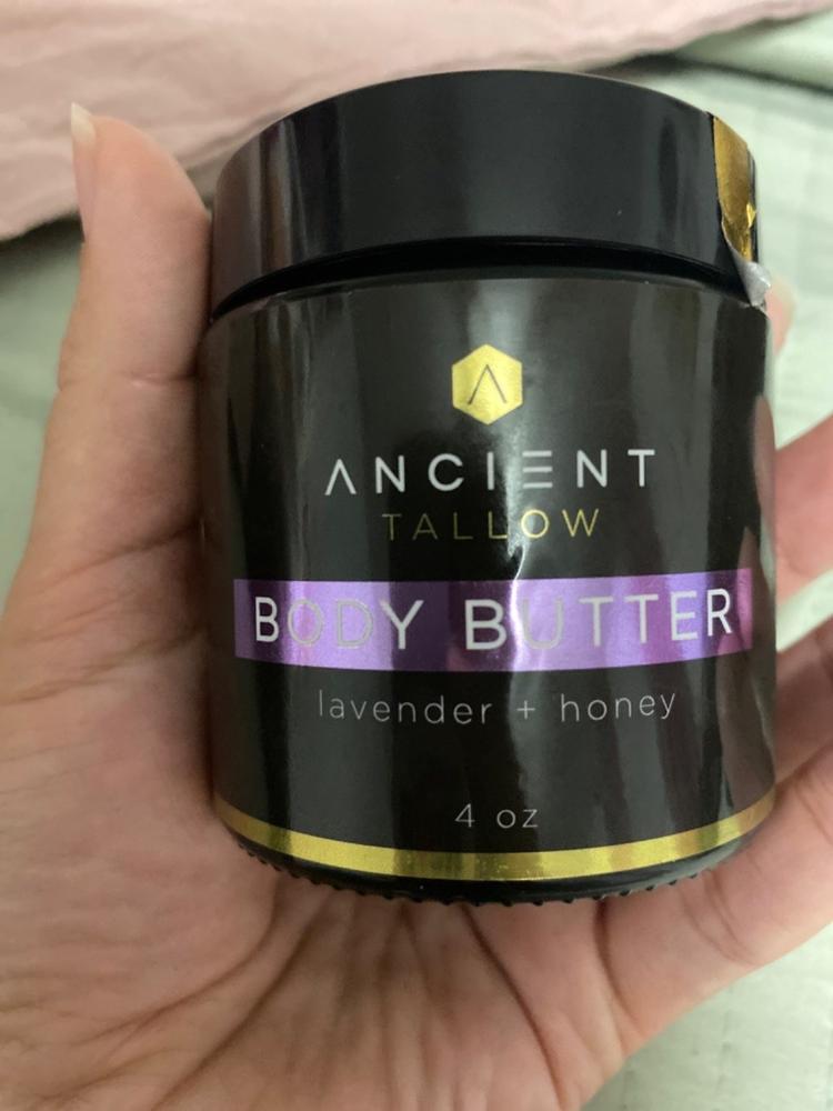 Tallow Body Butter - lavender & honey - Customer Photo From Sandra Flores