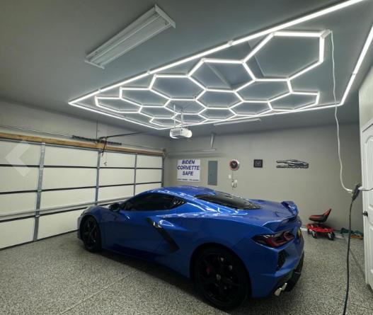 Hykoont LED Hexagon Garage Lights 37620LM - Customer Photo From Looks Amazing